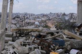 Destruction in Jabaliya Refugee Camp - Gaza