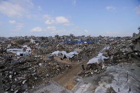 Destruction in Jabaliya Refugee Camp - Gaza