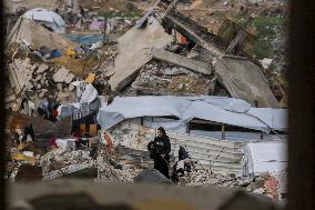 Destruction in Jabaliya Refugee Camp - Gaza