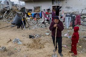 Destruction in Jabaliya Refugee Camp - Gaza