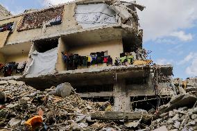 Destruction in Jabaliya Refugee Camp - Gaza