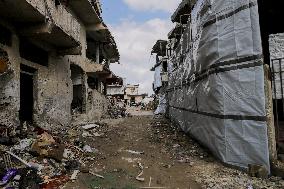 Destruction in Jabaliya Refugee Camp - Gaza