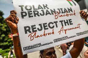 Demonstration Against The US President In Malaysia