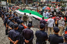 Demonstration Against The US President In Malaysia