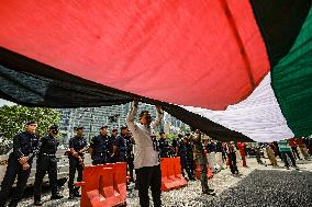 Demonstration Against The US President In Malaysia