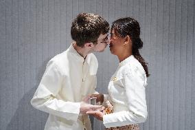 Marriage License Ceremony On Valentine's Day In Bangkok.