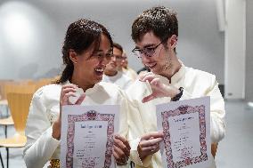 Marriage License Ceremony On Valentine's Day In Bangkok.