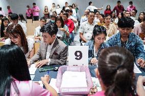 Marriage License Ceremony On Valentine's Day In Bangkok.