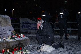 Protesters Rally Against Far-Right AfD in Dresden on WWII Bombing Anniversary