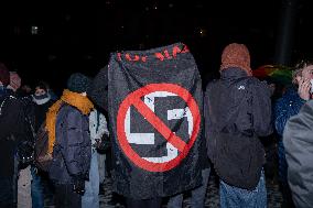 Protesters Rally Against Far-Right AfD in Dresden on WWII Bombing Anniversary