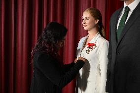 Figure Of Princess Leonor In The Wax Museum - Madrid