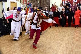 Rehearsal of Veryovka Ukrainian National Folk Choir in Kyiv