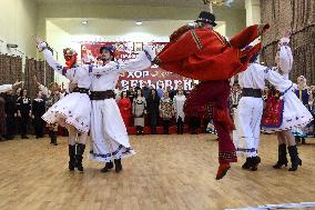 Rehearsal of Veryovka Ukrainian National Folk Choir in Kyiv