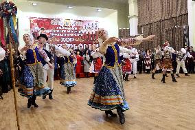 Rehearsal of Veryovka Ukrainian National Folk Choir in Kyiv