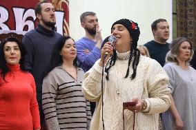 Rehearsal of Veryovka Ukrainian National Folk Choir in Kyiv