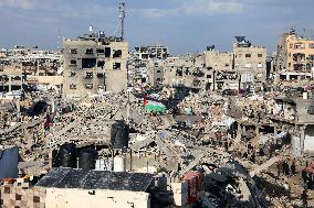 The Rubble Of Jabalia - Palestine