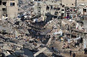 The Rubble Of Jabalia - Palestine