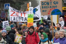 Fridays For Future Climate Demo In Bonn