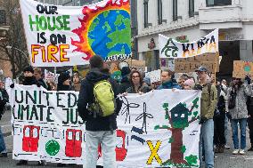 Fridays For Future Climate Demo In Bonn