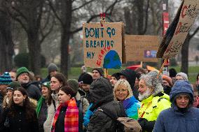 Fridays For Future Climate Demo In Bonn