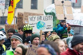 Fridays For Future Climate Demo In Bonn