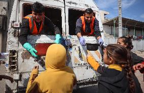 Humanitarian Aid In Gaza, Palestine