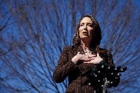 DC: Agriculture Secretary Booke Rollins at the White House