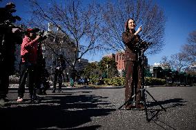DC: Agriculture Secretary Booke Rollins at the White House