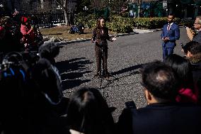DC: Agriculture Secretary Booke Rollins at the White House