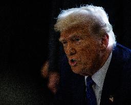 DC: U.S. President Trump Signs Executive Orders in the Oval Office