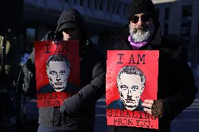 Washington DC Anti-DOGE Protest US Health and Human Services Offices