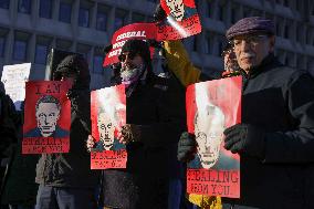Washington DC Anti-DOGE Protest US Health and Human Services Offices