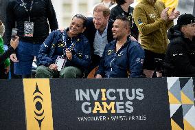 Prince Harry at 2025 Invictus Games Swimming Event