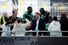 Prince Harry at 2025 Invictus Games Swimming Event