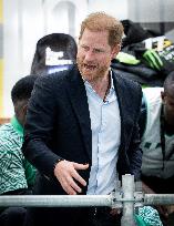 Prince Harry at 2025 Invictus Games Swimming Event