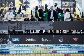 Prince Harry at 2025 Invictus Games Swimming Event