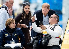 Prince Harry at 2025 Invictus Games Swimming Event