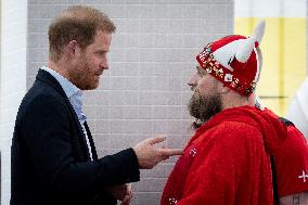 Prince Harry at 2025 Invictus Games Swimming Event