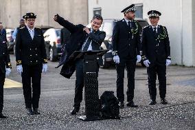 Visit of Minister Gérald Darmanin to Arles Central Prison