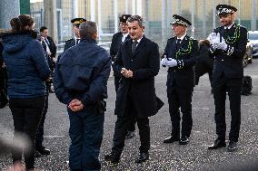 Visit of Minister Gérald Darmanin to Arles Central Prison