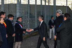 Visit of Minister Gérald Darmanin to Arles Central Prison