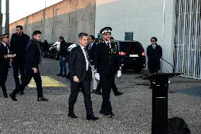 Visit of Minister Gérald Darmanin to Arles Central Prison