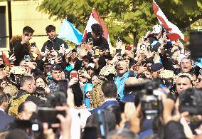 20th Anniversary Of Rafic Hariri’s Assassination Marked At Mohammad Al-Amin Mosque In Beirut, Lebanon