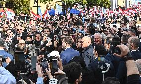 20th Anniversary Of Rafic Hariri’s Assassination Marked At Mohammad Al-Amin Mosque In Beirut, Lebanon