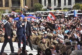 20th Anniversary Of Rafic Hariri’s Assassination Marked At Mohammad Al-Amin Mosque In Beirut, Lebanon