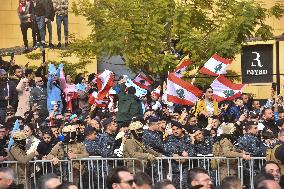 20th Anniversary Of Rafic Hariri’s Assassination Marked At Mohammad Al-Amin Mosque In Beirut, Lebanon