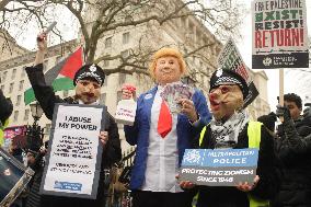 Palestine Coalition Protest In London