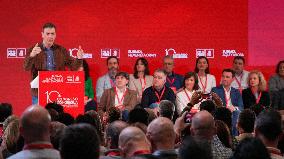 Pedro Sánchez attends the 10th Congress of the PSE-EE in San Sebastián