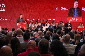 Pedro Sánchez attends the 10th Congress of the PSE-EE in San Sebastián