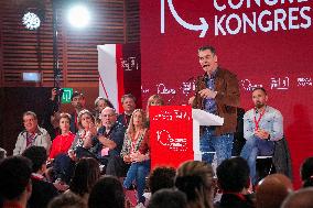 Pedro Sánchez attends the 10th Congress of the PSE-EE in San Sebastián